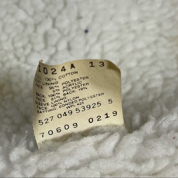 Vintage Levis Trucker Sherpa Acid Wash Jacket Lg - Picture 5 of 7